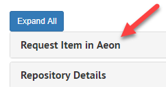 request item in aeon link